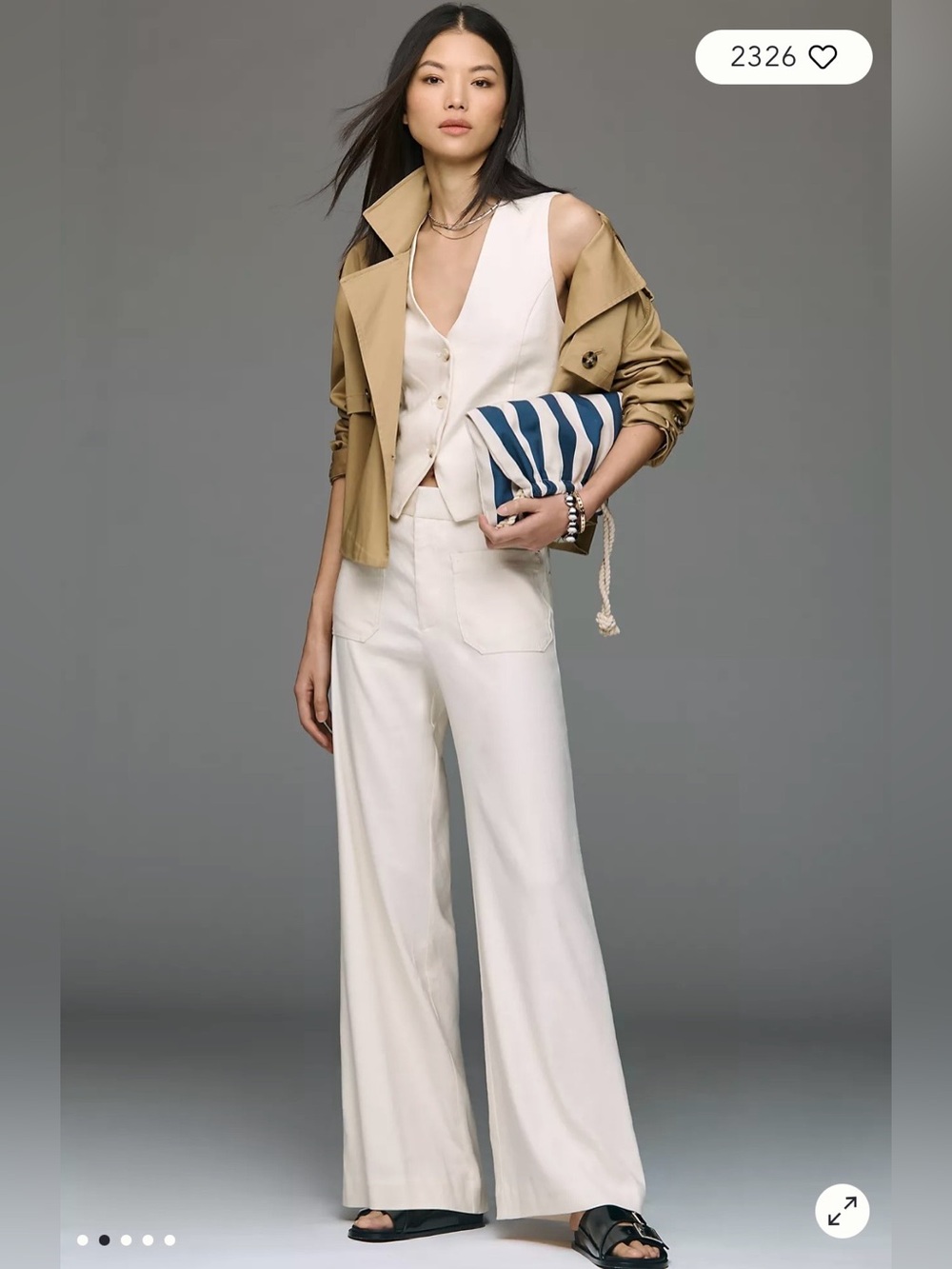 NWT Anthropologie Maeve Jude Linen Stretch Trousers